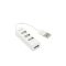 SBOX USB HUB, Fehér, 4xUSB 2.0