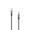 SBOX Kábel, AUDIO CABLE 3.5 Male - 3.5 mm Male 1.5 m Blue