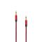 SBOX Kábel, AUDIO CABLE 3.5 Male - 3.5 mm Male 1.5 m Red