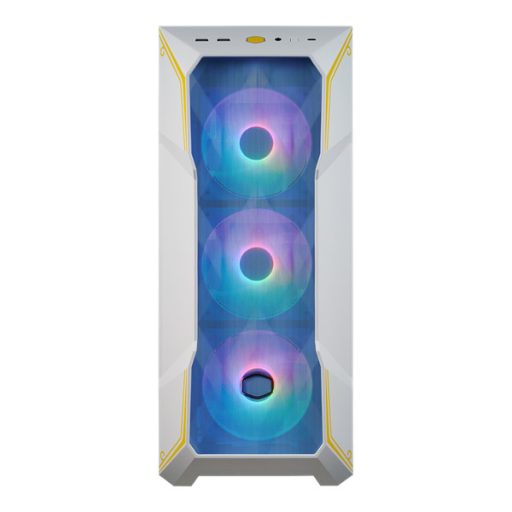 COOLER MASTER Ház ATX MasterBox TD500 MESH V2 CHUN-LI, 4db ARGB Ventilátorral, Tápegység nélkül, Edzett Üveg, fehér