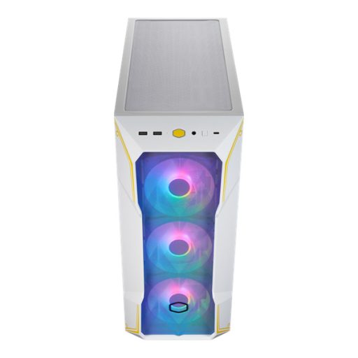 COOLER MASTER Ház ATX MasterBox TD500 MESH V2 CHUN-LI, 4db ARGB Ventilátorral, Tápegység nélkül, Edzett Üveg, fehér