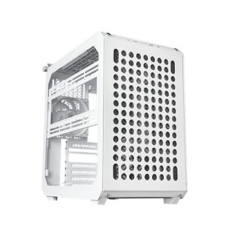   COOLER MASTER Ház Mid ATX QUBE 500 FLATPACK WHITE EDITION, 1db Ventilátorral, Tápegység nélkül, fehér
