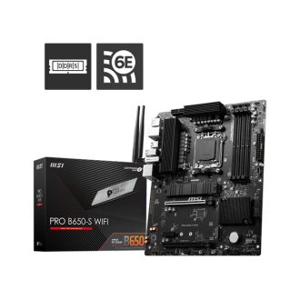 MSI Alaplap AM5 PRO B650-S WIFI AMD B650, ATX