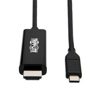   TRIPP LITE kábel, USB-C - HDMI, 4K 60 Hz, 4:4:4, Thunderbolt 3 kompatibilis, fekete, M/M, 1,8m