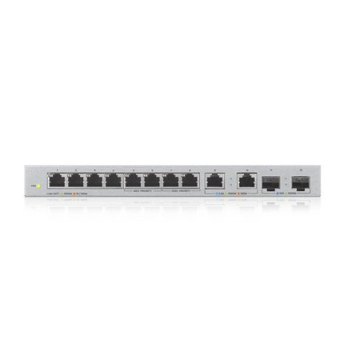 ZYXEL Switch 8x1000Mbps + 2x2500Mbps + 2xSFP+ Nem Menedzselhető, XGS1010-12-ZZ0102F