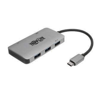   TRIPP LITE USB-C adapter, multiport,  4K HDMI, 3x USB-A Port, 100W PD Charging, HDCP, szürke