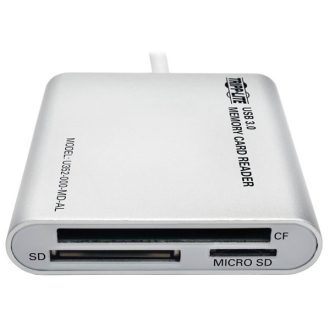   TRIPP LITE adapter, SuperSpeed multi-drive memóriakártya olvasó/író, aluminium