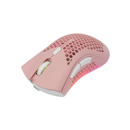 WHITE SHARK LIONEL-P, WGM-5012P vezeték nélküli gamer egér, pink, 10000 dpi