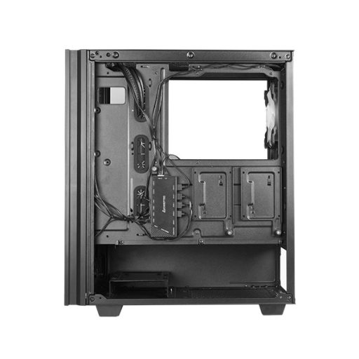 CHIEFTEC Ház Gaming Hunter 2, ATX, 4x120mm RGB ventilátor, RGB vezérlő, Tápegység nélkül, Edzett Üveg, Fekete