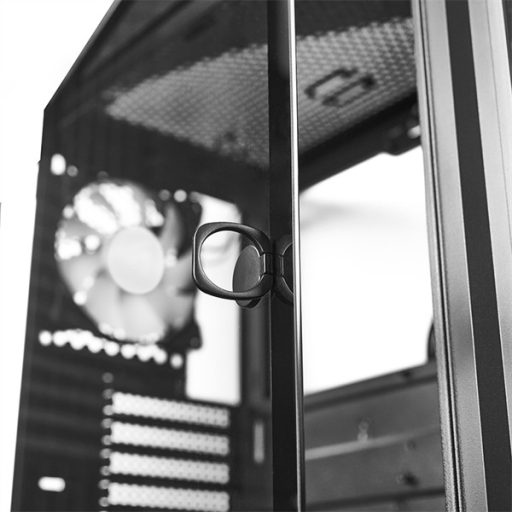 CHIEFTEC Ház Gaming Hunter 2, ATX, 4x120mm RGB ventilátor, RGB vezérlő, Tápegység nélkül, Edzett Üveg, Fekete