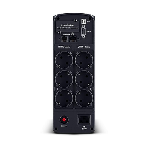CYBERPOWER UPS gaming, 6xSCHU,2xUSB 1600VA 1600W 230V, színuszus szünetmentes tápegység,LINE-INTERAKTÍV, AVR, színes LCD