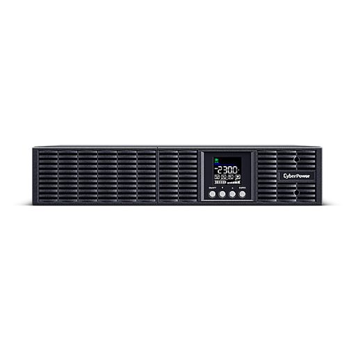 CYBERPOWER UPS, 1500VA/1350W, 8xC13, színes LCD, szünetmentes, tiszta színuszos, online kettős konverzió, rack/tower