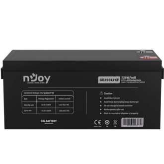   APC (NJOY) GE25012KF Akkumulátor 12V, 725W/cell, VRLA GEL, gondozásmentes T11