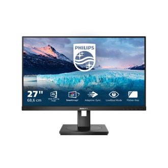   PHILIPS IPS monitor 27" 272S1M, 1920x1080, 16:9, 300cd/m2, 4ms, HDMI/DisplayPort/4xUSB/DVI/VGA, Pivot, hangszóró