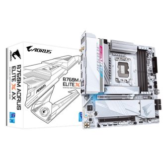   GIGABYTE Alaplap S1700 B760M AORUS ELITE X AX INTEL B760, mATX