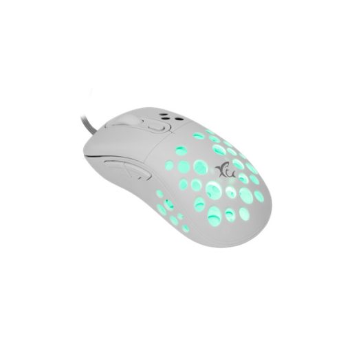 WHITE SHARK AZRAEL-W, GM-5013W gamer egér,6D, fehér, 7200 dpi, RGB