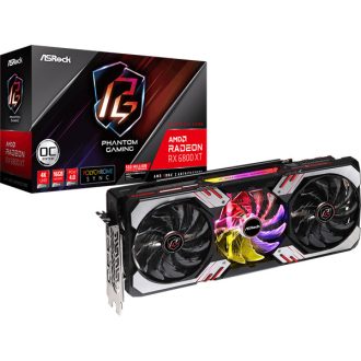   ASROCK Videokártya PCI-Ex16x AMD RX 6800 XT PHANTOM GAMING 16GB DDR6 OC