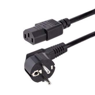 STARTECH Hálózati Tápkábel C13 Schuko 250V, 3m fekete
