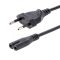 STARTECH Hálózati Tápkábel C7 250V, 2m fekete