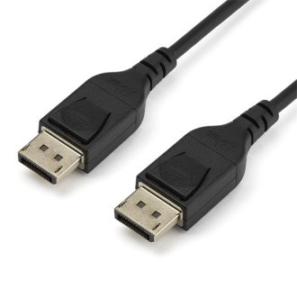   STARTECH Kábel Displayport 1.4 to Displayport 1.4 8K 60Hz/4K 120Hz HDR UHD, 1m fekete