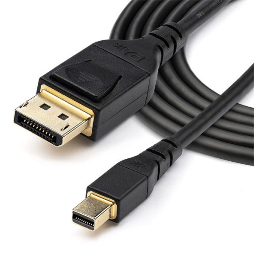 STARTECH Kábel Mini Displayport to Displayport 1.4 8K 60Hz, 2m fekete