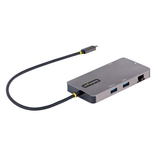 STARTECH USB-C Multiport Adapter, 2xHDMI, 2xUSB 3.2, 1xSD, 1xLAN, 1xMicroSD, 1xUSB-C, 30cm kábel