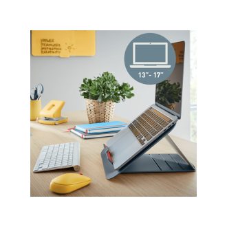   LEITZ , Laptop állvány, "Ergo Cosy", bársonyszürke