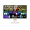 LG Smart IPS monitor 31.5" 32SR85U-W, 3840x2160, 16:9, 400cd/m2, 5ms, 2xHDMI/2xUSB/USB-C/Bluetooth/AirPlay2, hangszóró