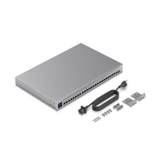   UBiQUiTi Switch 24x10000Mbps + 2x25000Mbps SFP28, Menedzselhető, Rackes - USW-ENTERPRISEXG-24
