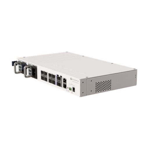 MIKROTIK Cloud Router Switch 1x100Mbps + 8x25Gbit SFP28 + 2x100Gbit QSFP28, Fémházas, Rackes - CRS510-8XS-2XQ-IN