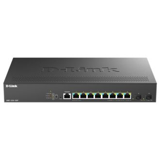   D-LINK Switch 8x2.5Gbps(POE) + 2xSFP+ Multi-Gigabit Fémházas Asztali, DMS-1250-10SP/E