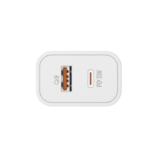 COLORWAY USB töltő adapter, Power Delivery Port PPS USB (Type-C PD + USB QC3.0) (30W) white (CW-CHS037PD-WT)