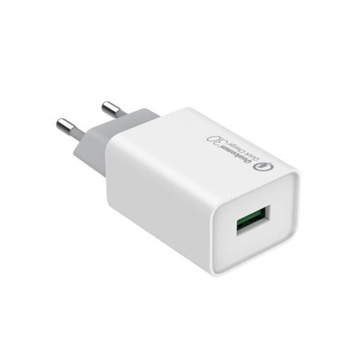 COLORWAY USB töltő adapter, 1USB Quick Charge 3.0 (18W) white (CW-CHS013Q-WT)