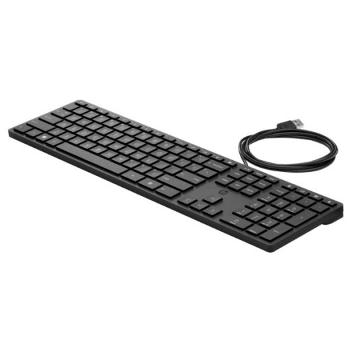 HP vezetékes billentyűzet 320K - fekete, bulk 12db