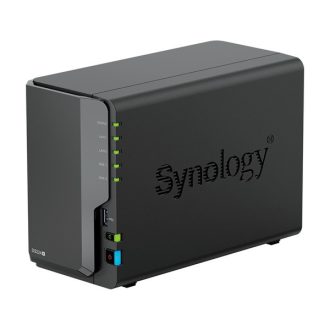   SYNOLOGY NAS 2 fiókos DS224+ 2x6TB HDD-vel, Intel Celeron J4125 4x2GHz, 2GB DDR4, 2x1GbE, 2xUSB3.2Gen1
