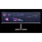 LENOVO Monitor - ThinkVision P49w-30, ívelt, 49" 5120x1440 IPS, 32:9, 2000:1, 350cd/m2, 4ms, USB, USB-C, HDMI, DP