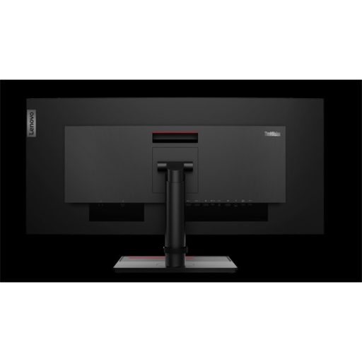 LENOVO Monitor - ThinkVision P34w-20, ívelt, 34,14" WQHD 3440x1440 IPS, 21:9, 1000:1, 300cd/m2, 4ms, USB, USB-C, HDMI,DP