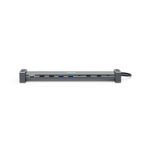 HAMA 00200145, UUSB 3.1 TYPE-C, 9IN1 DOKKOLÓ ADAPTER (USB3.1,2XHDMI,LAN,USB-C,PD) - szürke