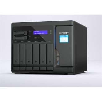   QNAP NAS 6+2 fiókos Intel Atom C5125 8x2,8GHz, 4GB DDR4, 2xM.2 2280 slot, 2x2,5Gbps, 1x10Gbps - TS-855X-8G
