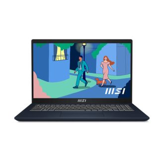   MSI Business NB Modern 15 B7M-454, 15.6" FHD, Ryzen 5 7430U, 16GB, 512GB M.2, INT, Win11H, Fekete