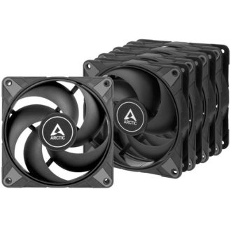   ARCTIC COOLING Rendszerhűtő Ventilátor P12 Max PWM Fekete, 12cm (5-PACK)