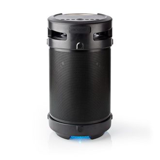   Nedis SPBB350BK akkumulátoros party boombox, Bluetooth, 150W, 3,5 óra, 4400 mAh, USB, AUX 6,35 mikrofon bemenet