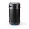 Nedis SPBB350BK akkumulátoros party boombox, Bluetooth, 150W, 3,5 óra, 4400 mAh, USB, AUX 6,35 mikrofon bemenet