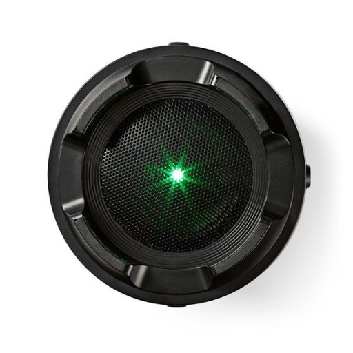 Nedis SPBB350BK akkumulátoros party boombox, Bluetooth, 150W, 3,5 óra, 4400 mAh, USB, AUX 6,35 mikrofon bemenet