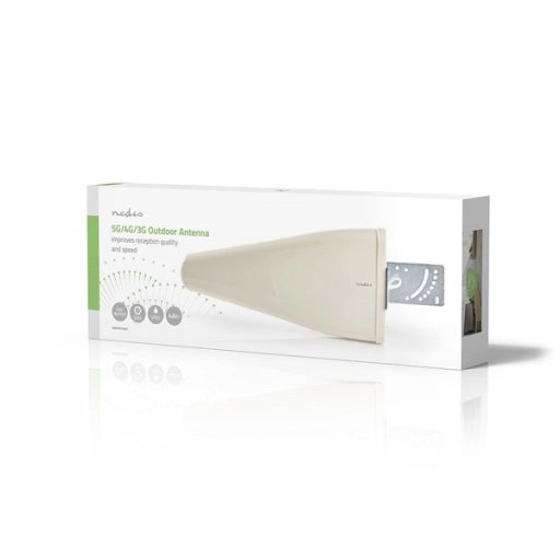 Nedis ANOR5G10WT prémium antenna, 3G / 4G / 5G, beltéri / kültéri, 698 MHz -5000 MHz, 4m, 50 Ohm, fehér