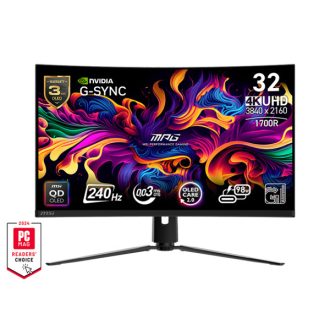   MSI Monitor GAMING MPG 321CURX QD-OLED Ívelt 31,5" UHD 3840x2160, 1700R, 240Hz, 0,03ms, 2x HDMI, DP, USB-C