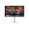MSI Monitor Business Modern MD272UPSW 27" UHD, 3840x2160, 60Hz, IPS, 4ms, HDMI, DP, USB-C, White - SMART