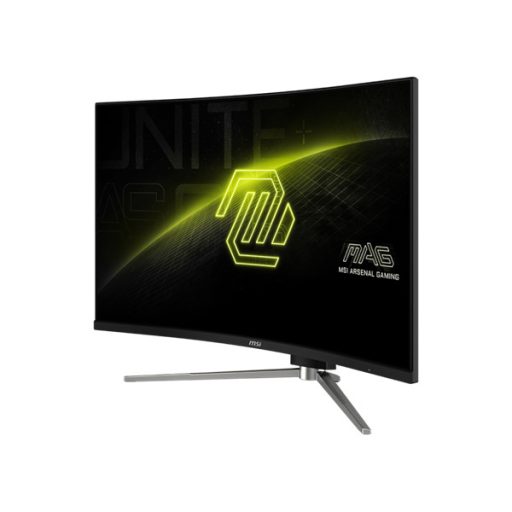 MSI Monitor GAMING MAG 325CQRXF E2 Ívelt RapidVA 31,5" QHD 2560x1440, 3000:1 CR, 300nits, 1ms, 240Hz, DP, 2x HDMI, USB-C