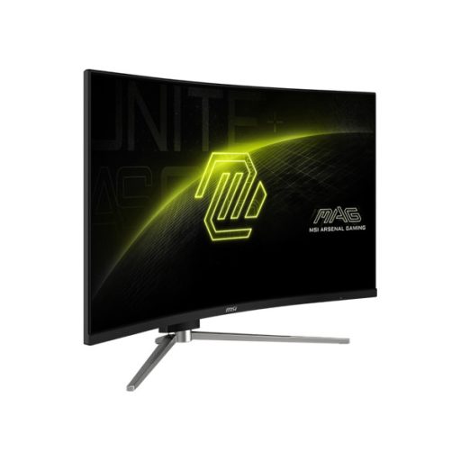 MSI Monitor GAMING MAG 325CQRXF E2 Ívelt RapidVA 31,5" QHD 2560x1440, 3000:1 CR, 300nits, 1ms, 240Hz, DP, 2x HDMI, USB-C
