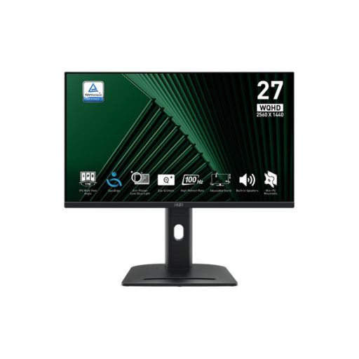 MSI Monitor Business PRO MP275QPG 27" QHD 2560x1440, IPS 16:9 100Hz, 1 ms, 2x HDMI, DP,  Black